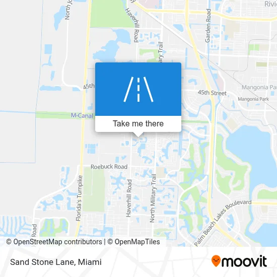 Sand Stone Lane map