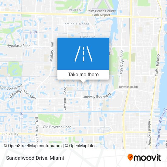 Sandalwood Drive map