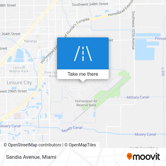 Mapa de Sandia Avenue