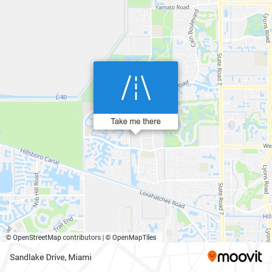 Sandlake Drive map