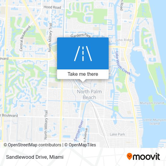 Mapa de Sandlewood Drive