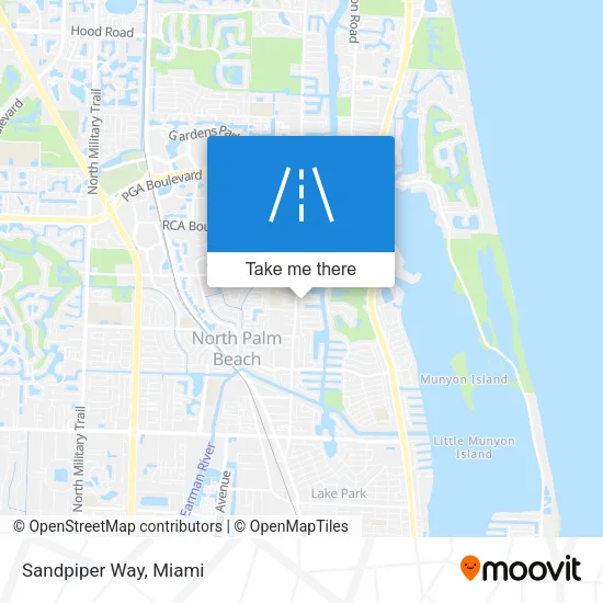 Sandpiper Way map