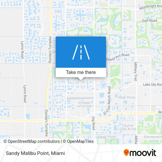 Mapa de Sandy Malibu Point