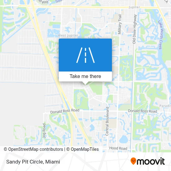 Sandy Pit Circle map