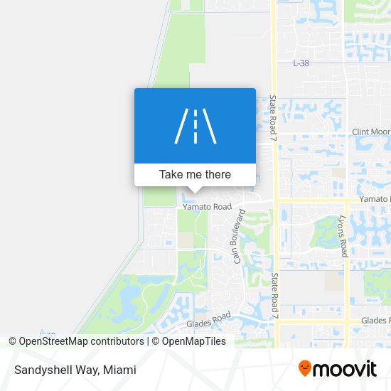 Mapa de Sandyshell Way