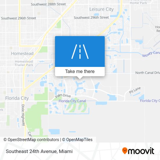 Southeast 24th Avenue map