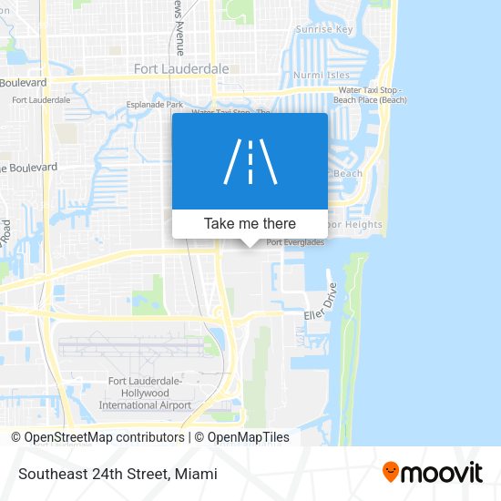 Southeast 24th Street map