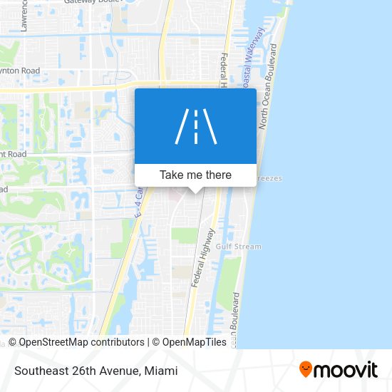 Mapa de Southeast 26th Avenue