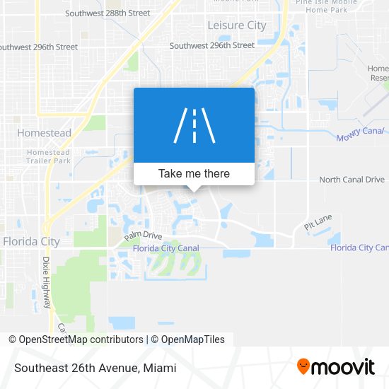 Southeast 26th Avenue map