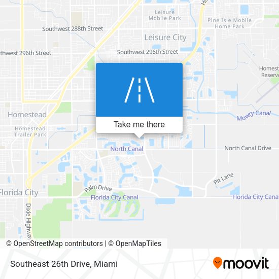 Mapa de Southeast 26th Drive