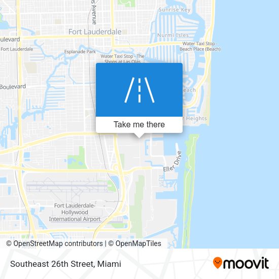 Southeast 26th Street map