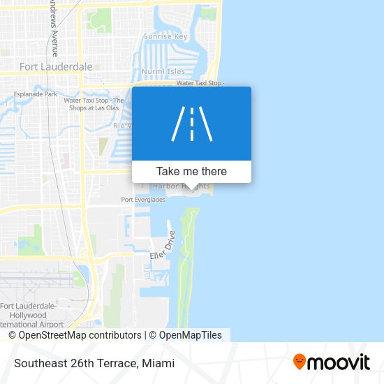 Southeast 26th Terrace map