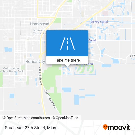 Southeast 27th Street map