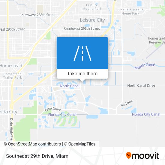 Mapa de Southeast 29th Drive