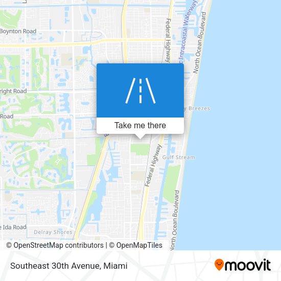 Southeast 30th Avenue map