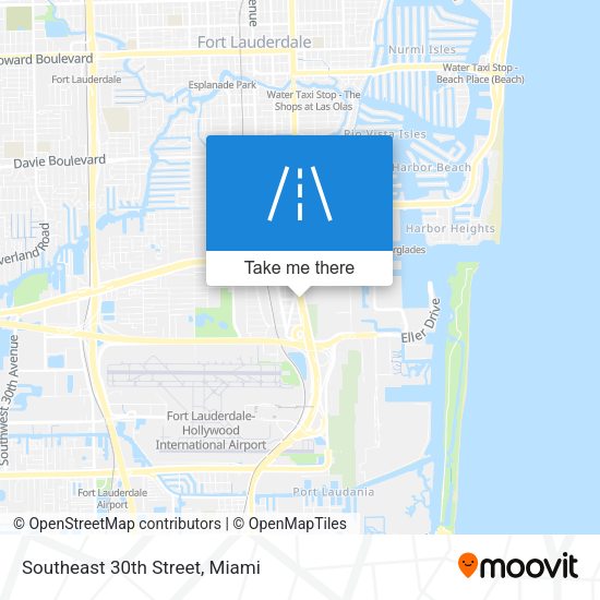 Southeast 30th Street map