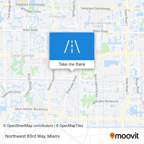 Mapa de Northwest 83rd Way