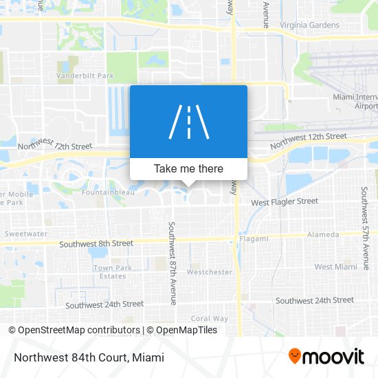 Northwest 84th Court map