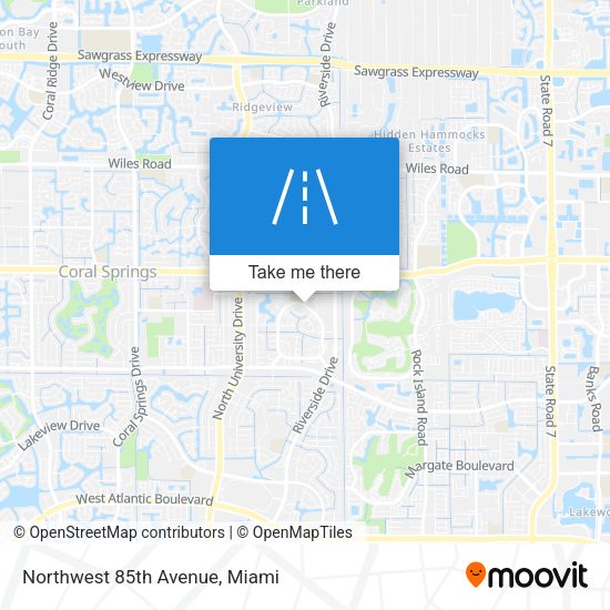 Mapa de Northwest 85th Avenue