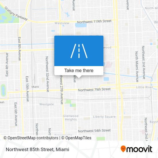 Mapa de Northwest 85th Street