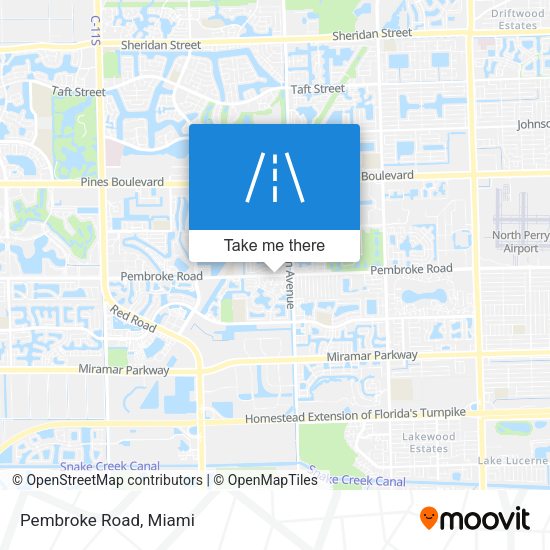 Mapa de Pembroke Road