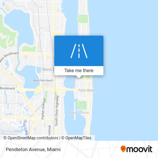 Mapa de Pendleton Avenue