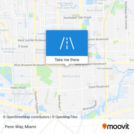 Mapa de Penn Way