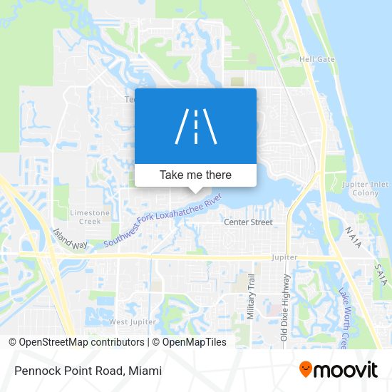 Mapa de Pennock Point Road