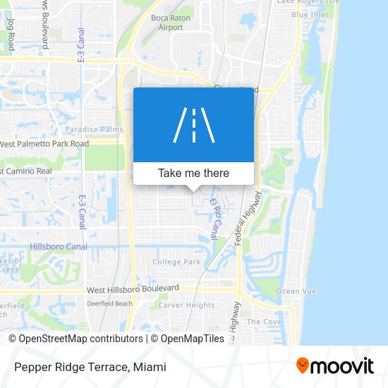 Pepper Ridge Terrace map