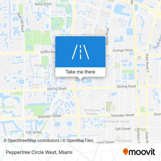 Mapa de Peppertree Circle West