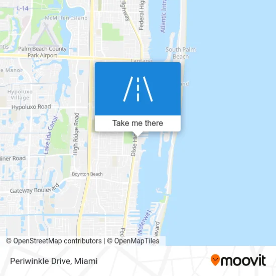 Periwinkle Drive map