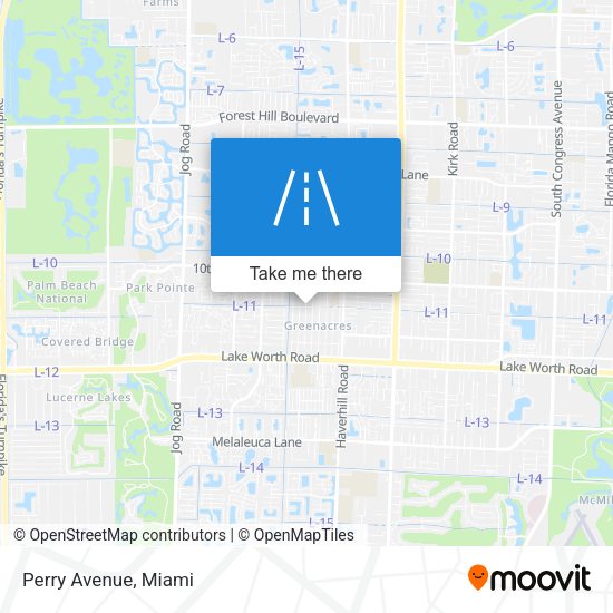 Mapa de Perry Avenue