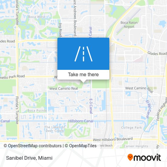 Mapa de Sanibel Drive