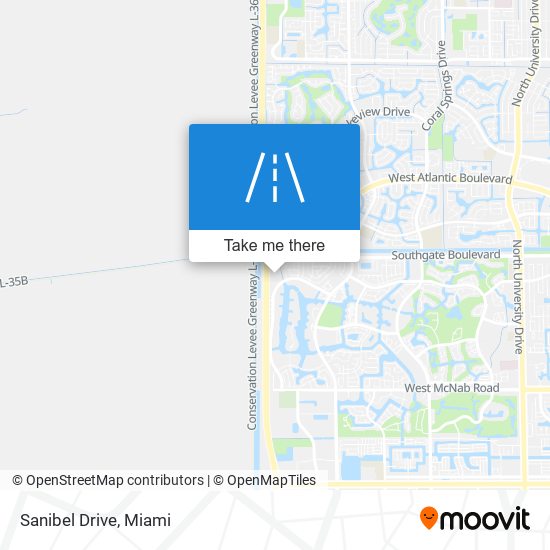 Sanibel Drive map