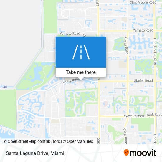 Santa Laguna Drive map