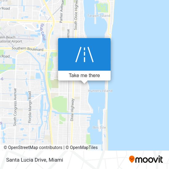 Santa Lucia Drive map