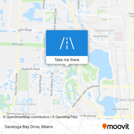 Mapa de Saratoga Bay Drive