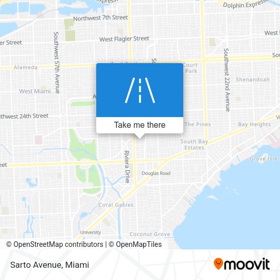 Mapa de Sarto Avenue