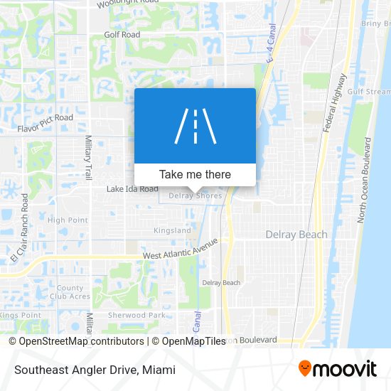 Southeast Angler Drive map