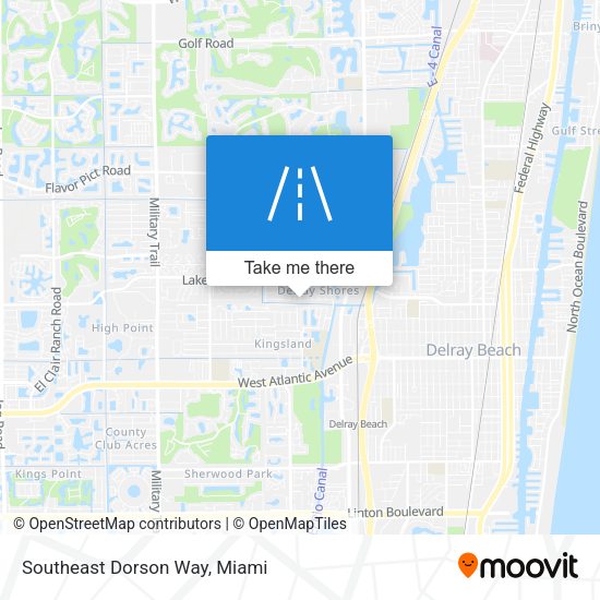 Southeast Dorson Way map