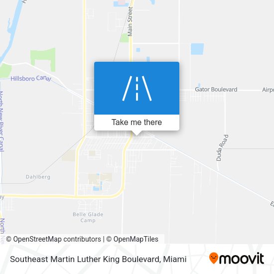 Southeast Martin Luther King Boulevard map