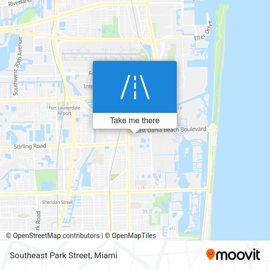 Southeast Park Street map