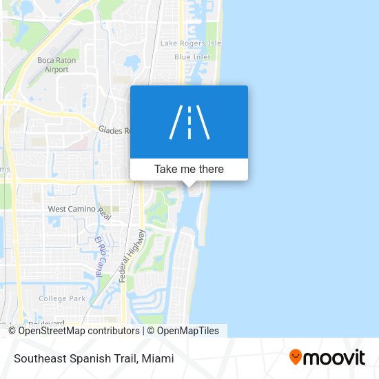 Mapa de Southeast Spanish Trail