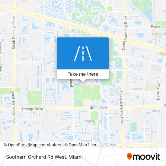 Southern Orchard Rd West map