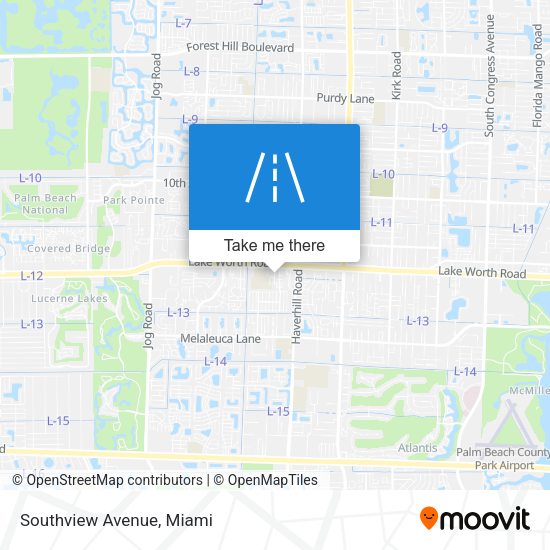 Mapa de Southview Avenue