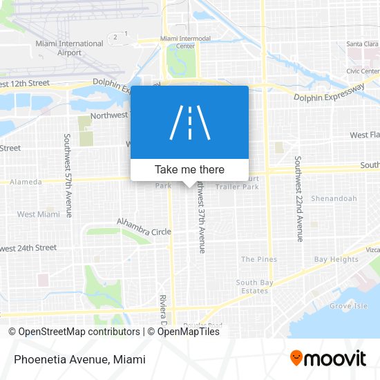 Mapa de Phoenetia Avenue