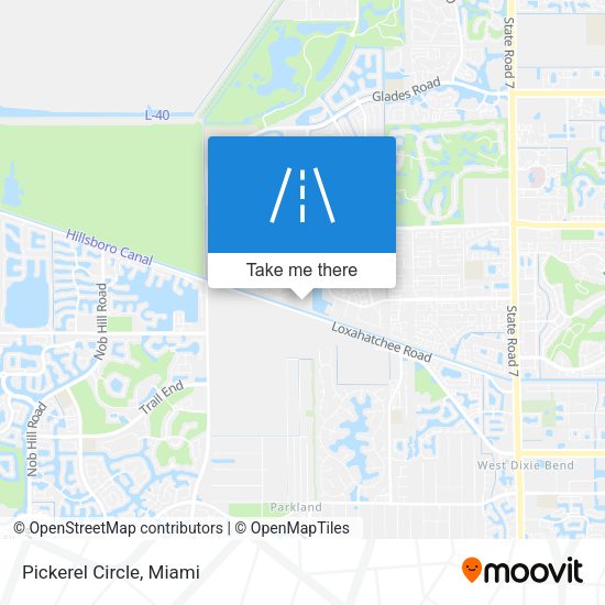 Pickerel Circle map