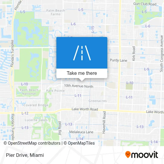 Pier Drive map
