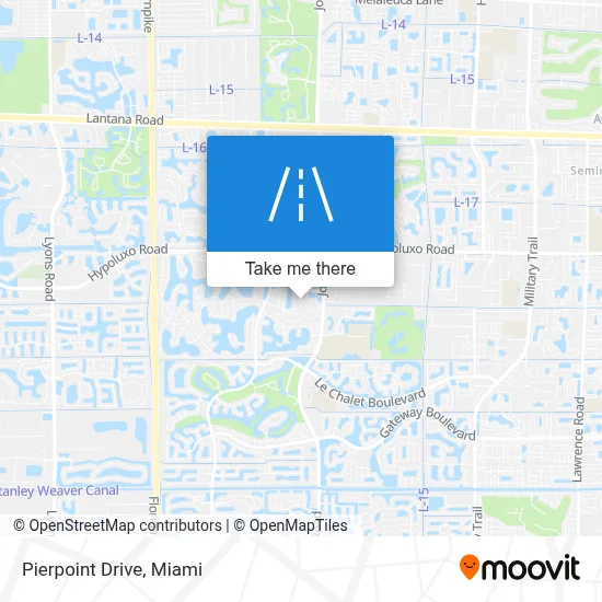 Pierpoint Drive map