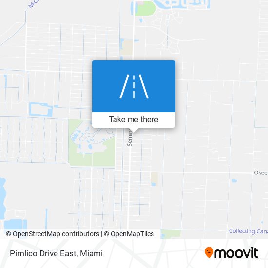 Pimlico Drive East map